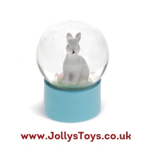 Mini Bunny Glitter Globe